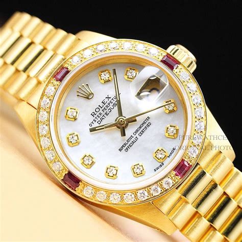 ladies yellow gold rolex watches|previously owned ladies rolex watches.